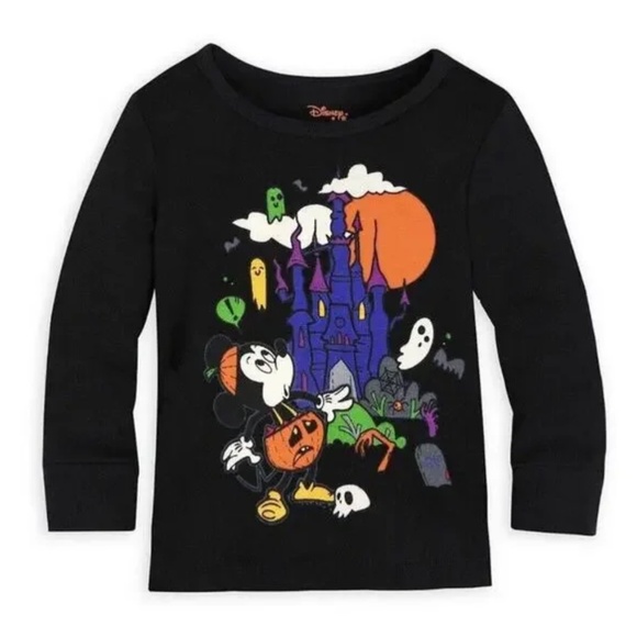 Disney Halloween Pajamas set Mickey Mouse cotton fitted Pj - Picture 2 of 6